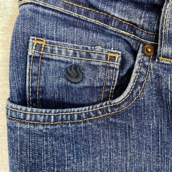 Gloria Vanderbilt High Rise Straight Leg Mom Jeans Sz 8 Average Blue - Picture 5 of 11